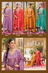 Swara by Rangoon Silk Wholesale Anarkali Kurti With Bottom Dupatta In India